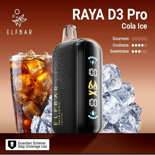 Elf Bar Raya D3 Pro 30K – Cola Ice - Vape Shop Surat