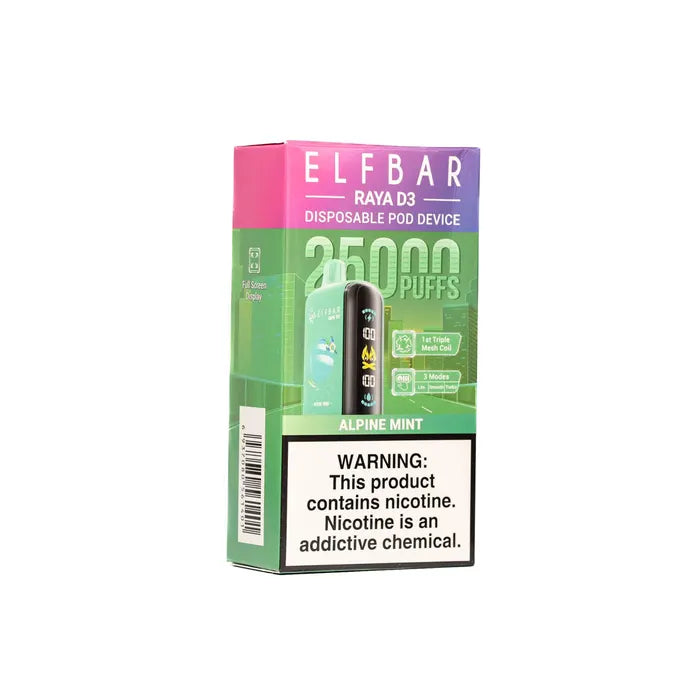 Elf Bar Raya D3 – Alpine Mint – 25000 - Vape Shop Surat
