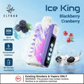 Elf Bar Ice King – Blackberry Cranberry – 30K - Vape Shop Surat