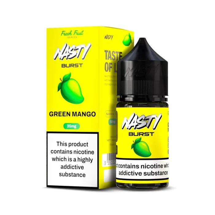 Nasty Burst Nic salts – Green Mango - Vape Shop Surat