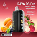 Elf Bar Raya D3 Pro 30 K – Peach Lychee Blackcurrant - Vape Shop Surat