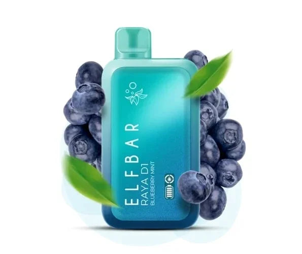 ELF BAR RAYA D1 – Blueberry Mint - Vape Shop Surat