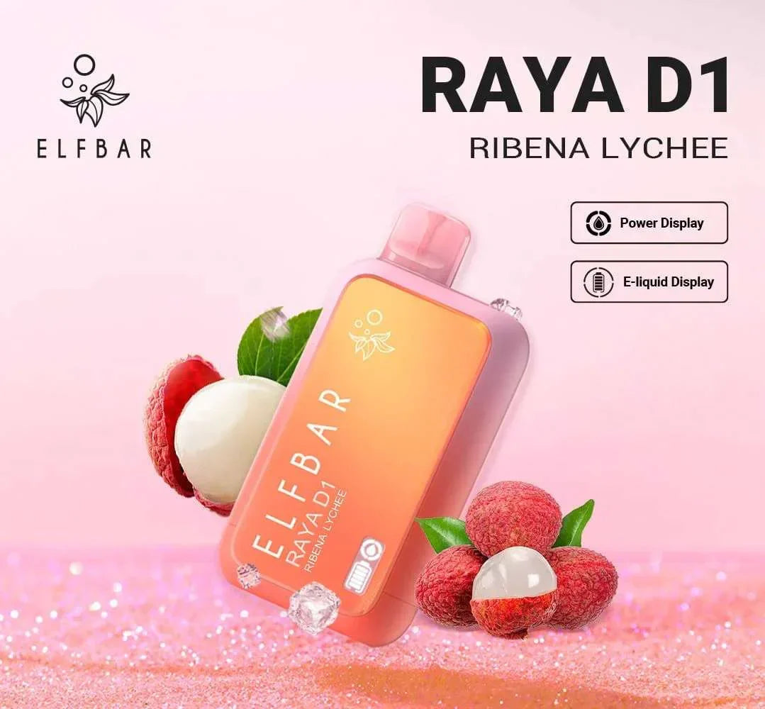 ELF BAR RAYA D1 – Ribena Lychee - Vape Shop Surat